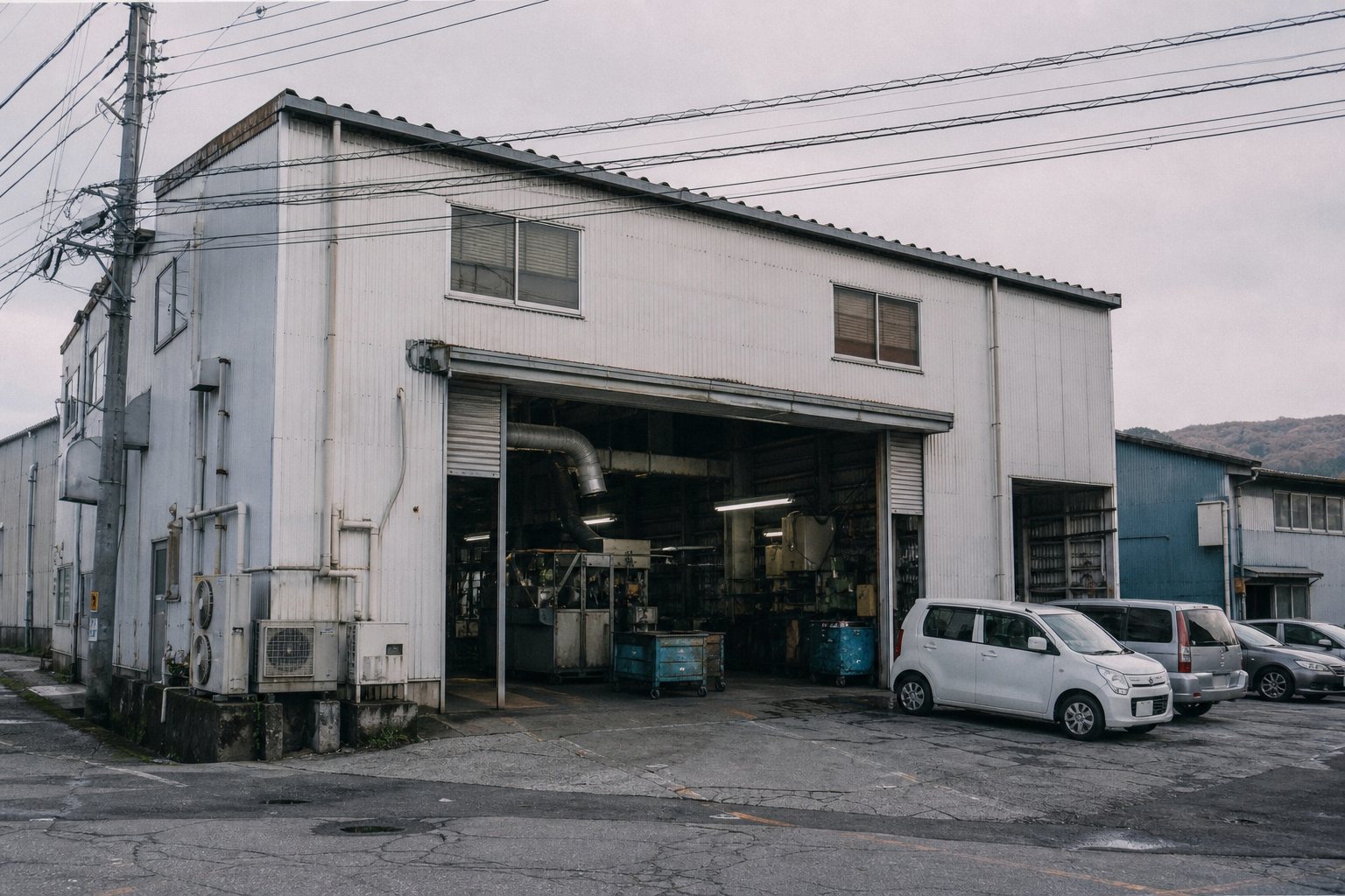 駿河精工の工場外観